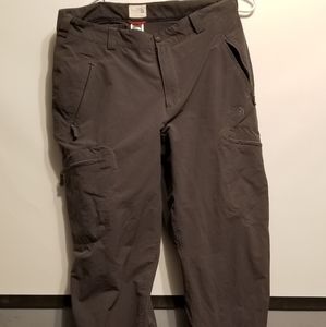 The North Face Mens Trail/Hiking Nylon Pants size 36 gray